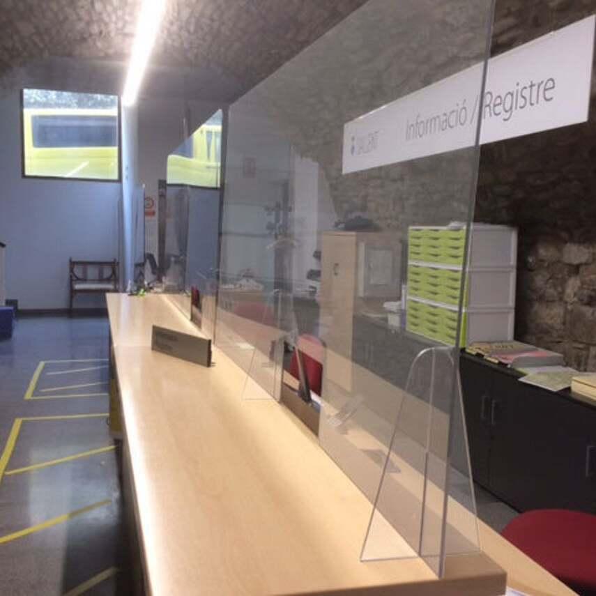 Mampara de protección a medida COVID-19